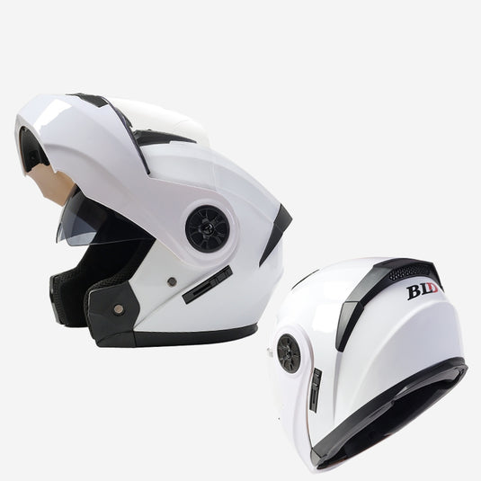 Flip Up Helmet with Inner Sun Visor