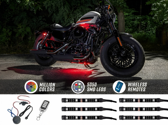 Advanced Million Color LED Premium™ Motorcycle Lighting Kit