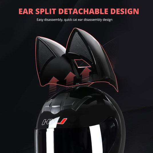Motorcycle Cat Ear Helmet