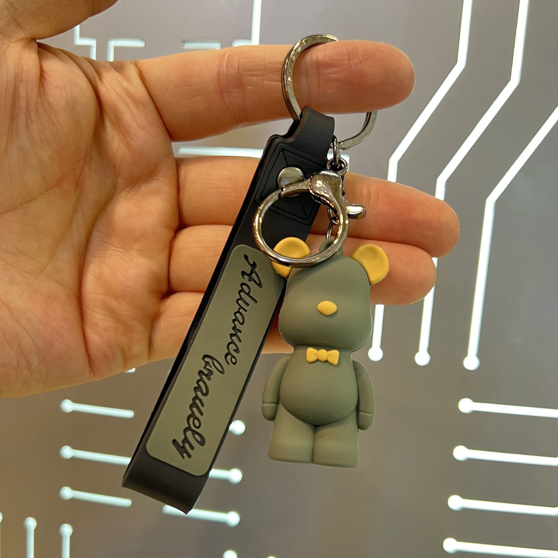 Future Nordic Bear Keychain