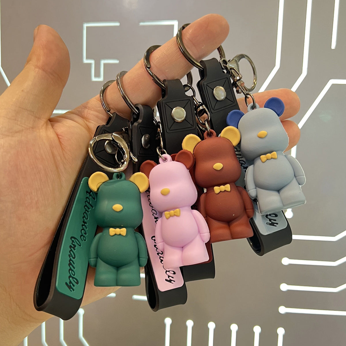 Future Nordic Bear Keychain