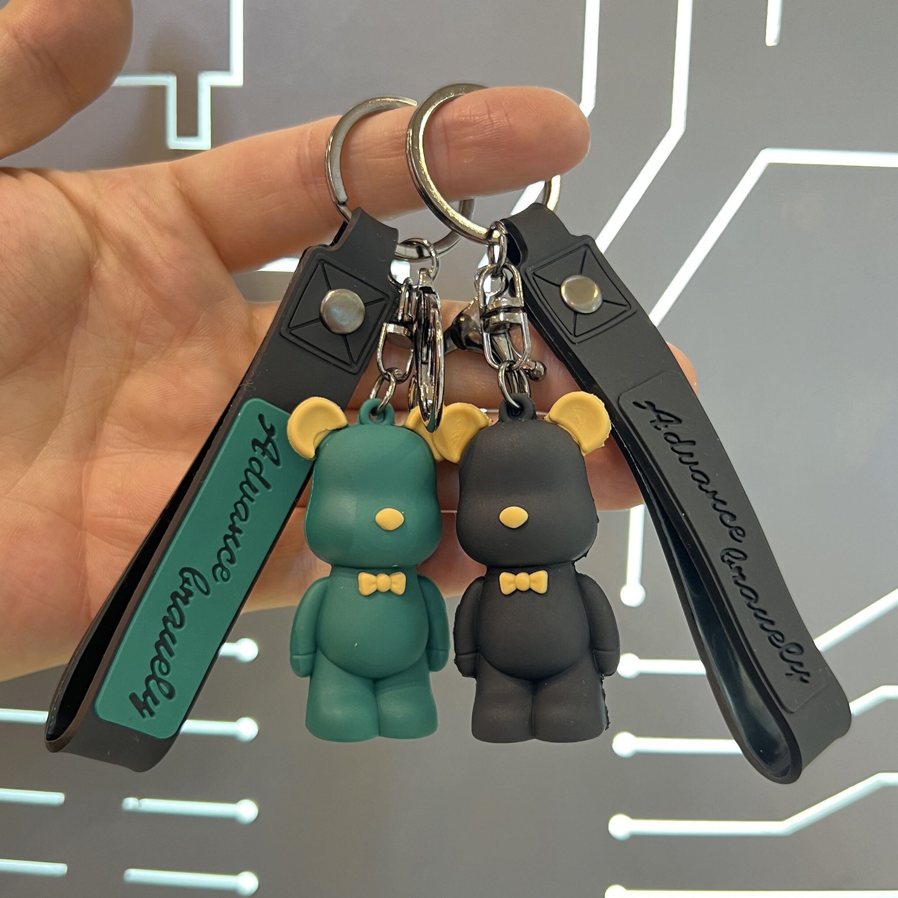 Future Nordic Bear Keychain