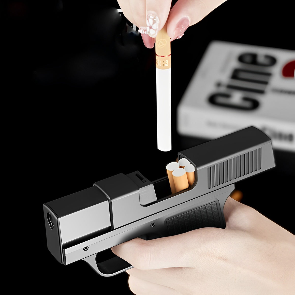 Lighter Cigarette Gun Shaped