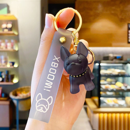 Cute French Bulldog Keychain