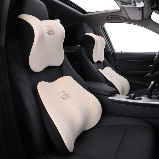 Car Seat Headrest - Neck Pillow & Guard Lumbar