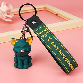 Cute Face Kitty Keychain