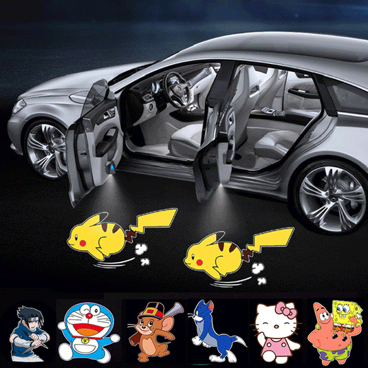 Novelty LED Car Light Dynamic Cartoon Projector